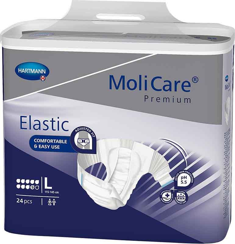 MoliCare Elastic L 9 gouttes 24 pièces