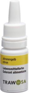 TRAWOSA Colorant alimentaire jaune citron 10 ml TRAWOSA Colorant alimentaire jaune citron 10 ml