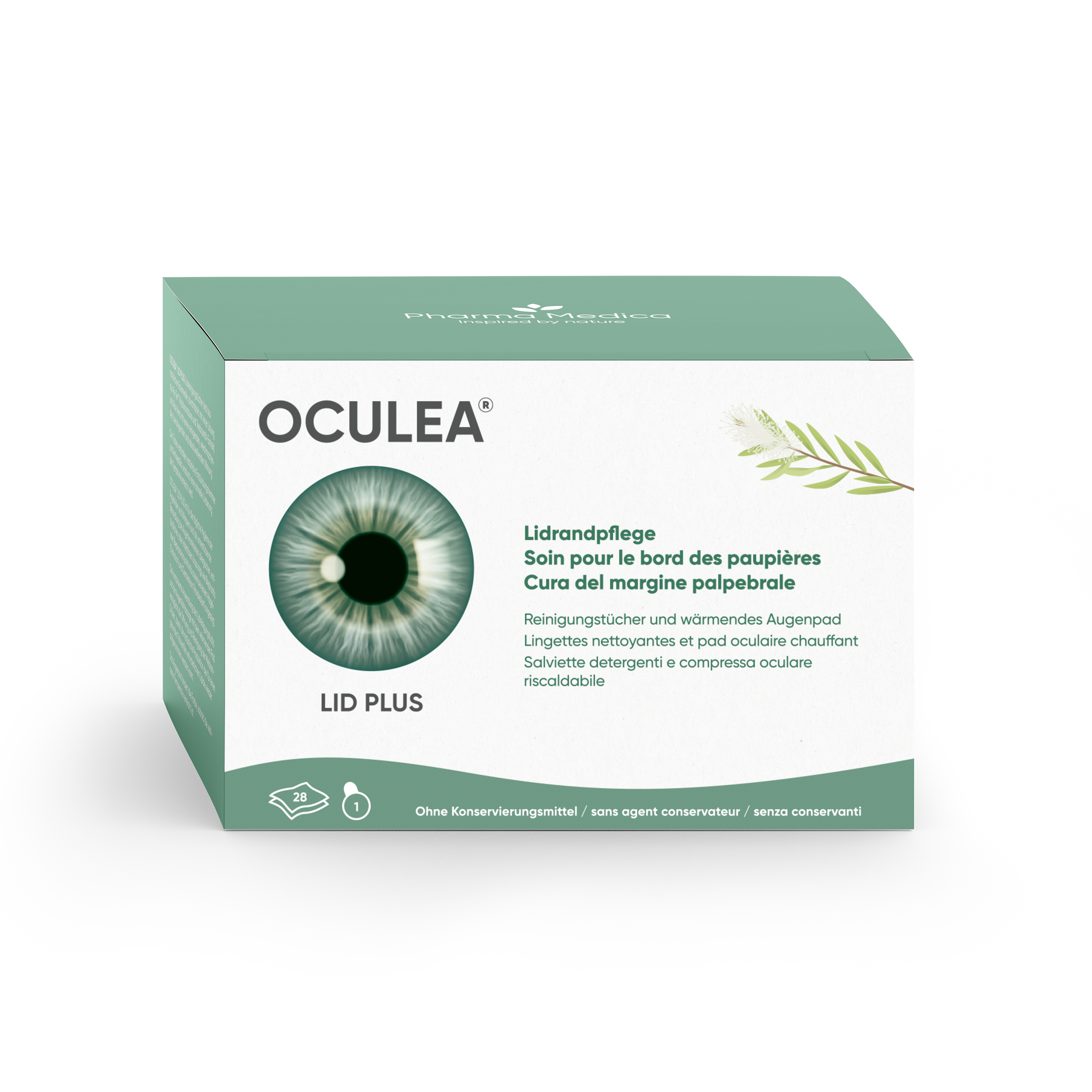 OCULEA LID PLUS 28 lingettes nettoyantes + pad pour les yeux chauffant