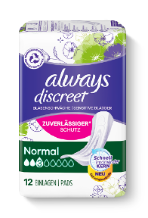 ALWAYS Discreet Incontinence Normal (n) 12 pces