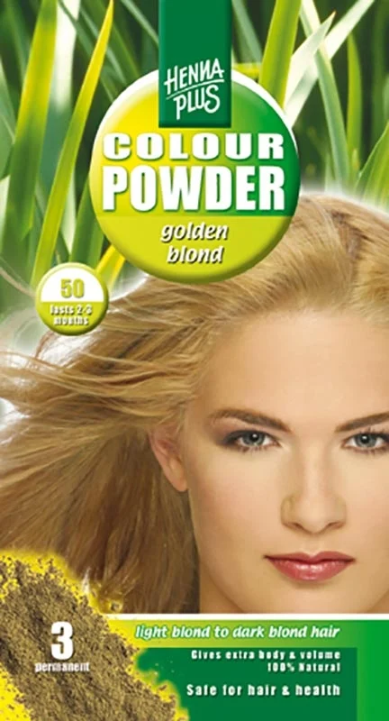 HENNA Plus Color Powder 50 blond doré 100g