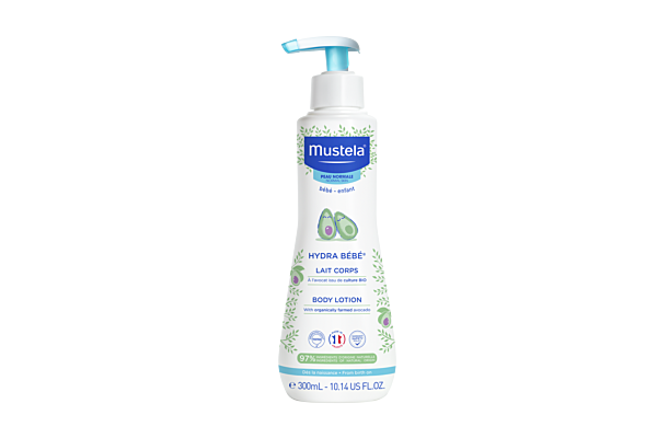 Mustela Hydra Bébé Lait corporel peau normale Disp 300ml