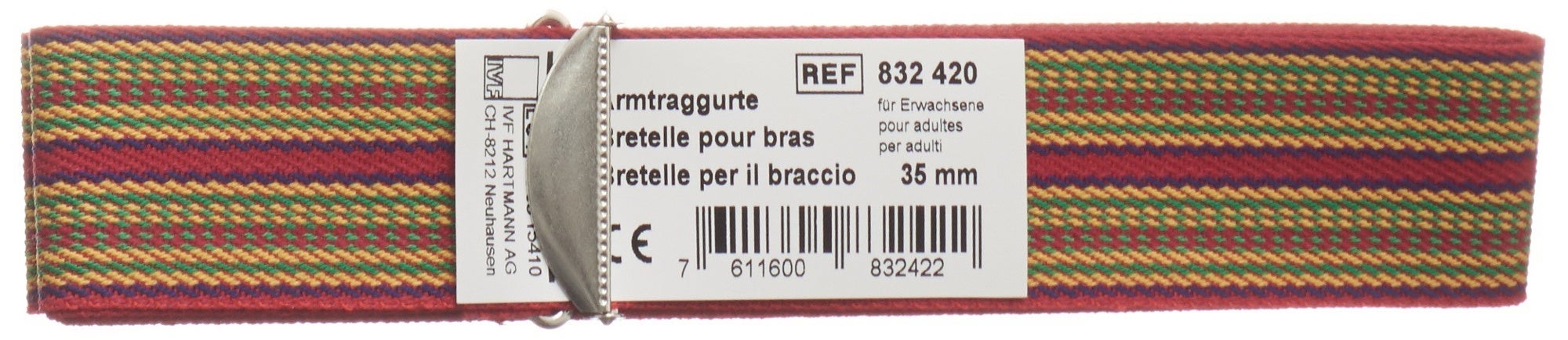 IVF sangle de bras pour adultes 185cmx35mm coloré