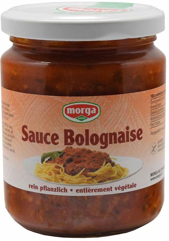 Morga Sauce Bolognaise au soja Bocal Bio 250g Morga Sauce Bolognaise au soja Bocal Bio 250g