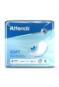 Serviettes Attends Soft 4 Super Btl 46 pièces