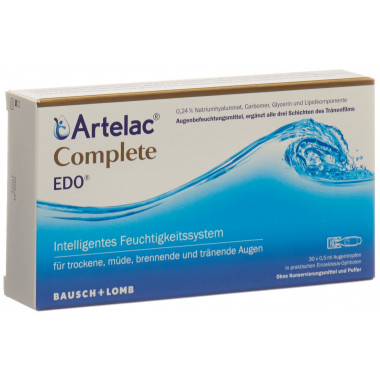 Artelac® Complete EDO Gtt Opht 30 Monodos 0.5ml Artelac® Complete EDO Gtt Opht 30 Monodos 0.5ml
