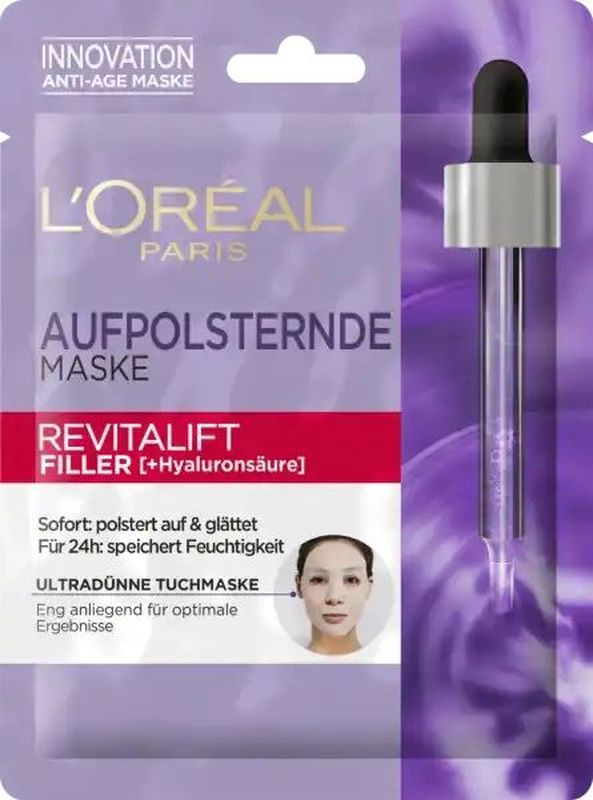 L'OREAL PARIS Revitalift Filler Masque en tissu restructurant 30g