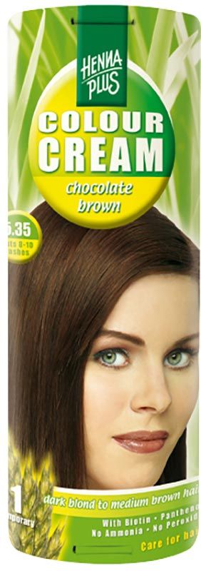 HENNA PLUS Colour Cream 5.35 chocolat marron 60ml