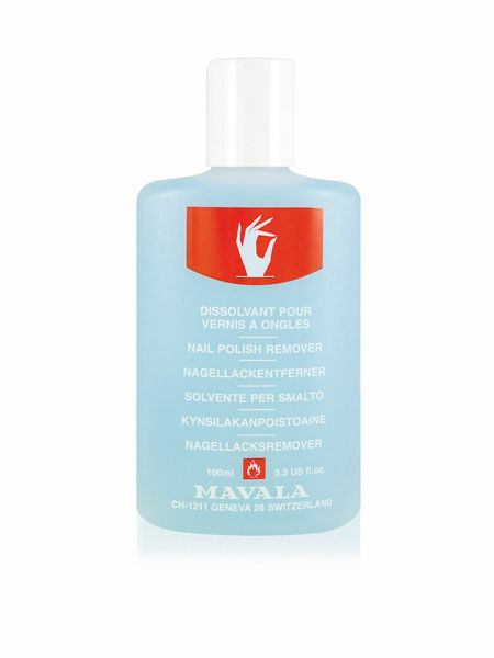 Dissolvant pour vernis à ongles MAVALA bleu plastique 100ml