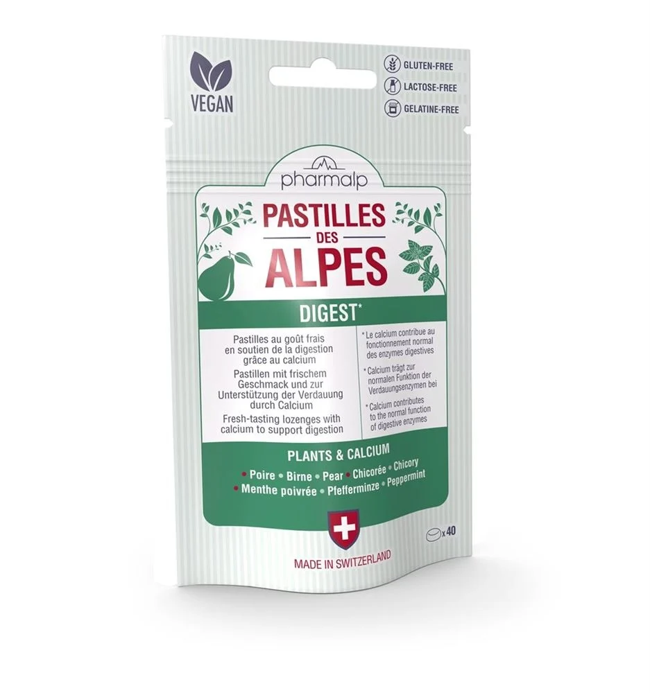 PHARMALP Pastilles des Alpes Digest Btl 40 pièces