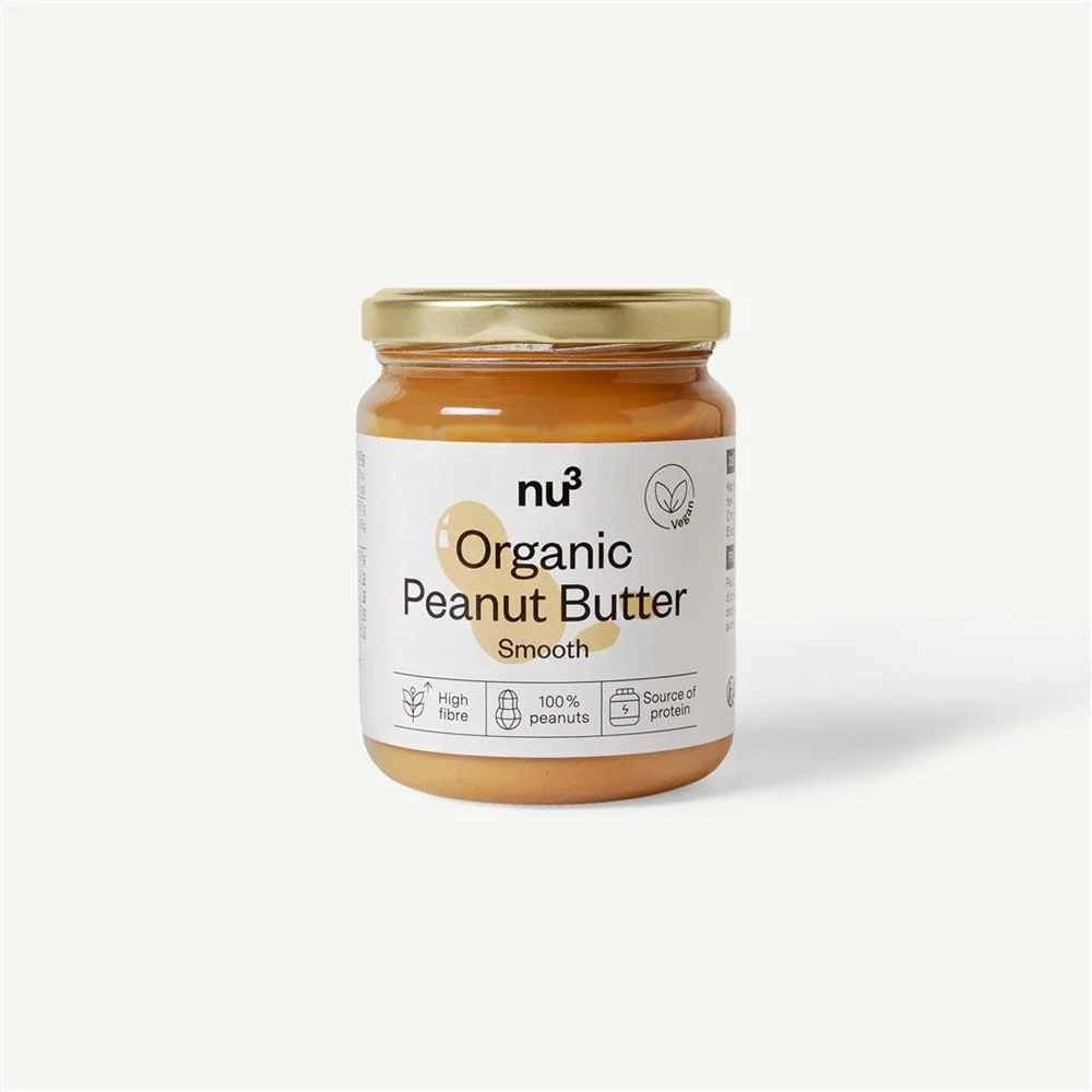 NU3 Peanutbutter organic Smooth 250g