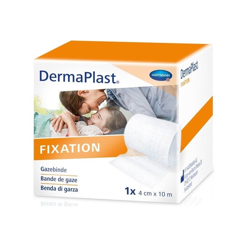 DermaPlast bande de gaze feStückantig 4cmx10m 10 pièces DermaPlast bande de gaze feStückantig 4cmx10m 10 pièces