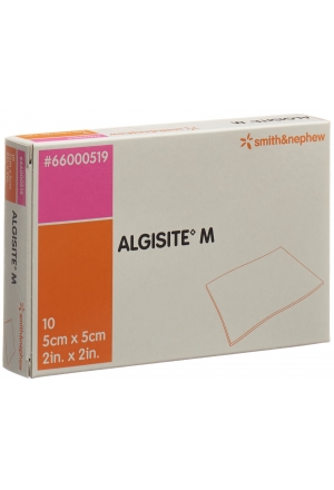 Algisite M Compresses d'alginate 5x5cm 10 pièces