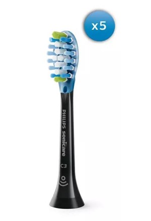 Philips Sonicare C3 Premium Défense contre la plaque dentaire noir 5 pièces Philips Sonicare C3 Premium Défense contre la plaque dentaire noir 5 pièces