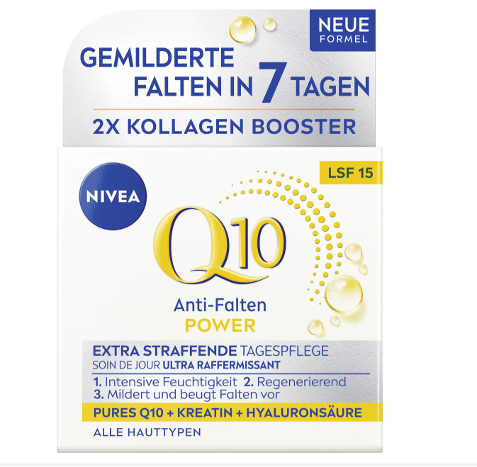Nivea Q10 Power Cr Cr de jour anti-rides SPF15 50ml Nivea Q10 Power Cr Cr de jour anti-rides SPF15 50ml