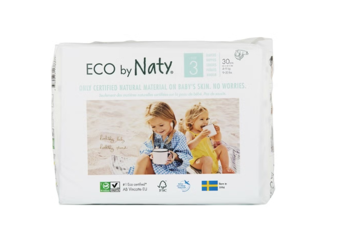 Couche NATY Midi Nr3 4-9kg 30 pièces
