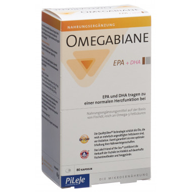 Omegabiane EPA + DHA gélules 621mg Blist 80 pièces