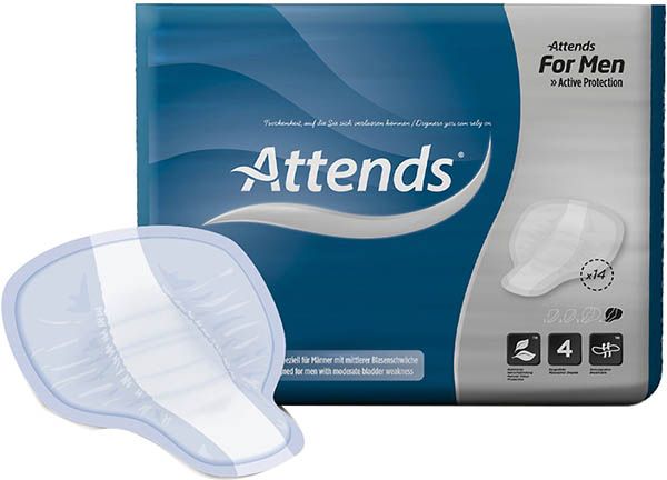 ATTENDS For Men 4 Protections pour hommes 14 pièces