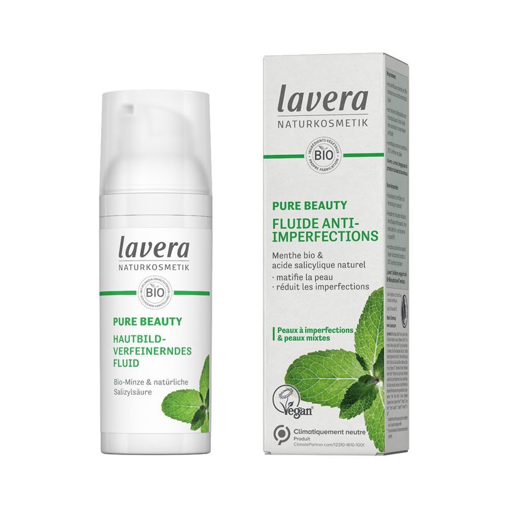 LAVERA Fluide affinant le grain de peau pure beauté 50ml