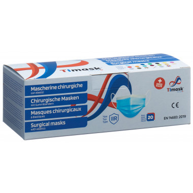 TImask masque médical jetable type IIR printemps 20 pièces