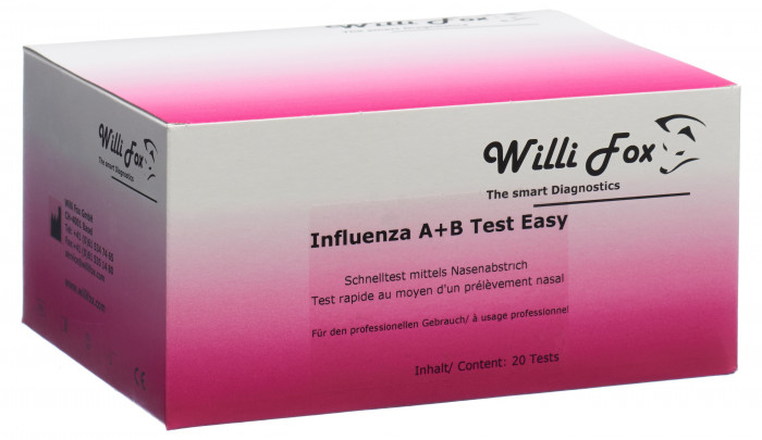 Willi Fox Influenza A&B Test Easy 20 pièces