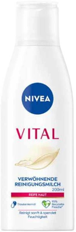 Lait nettoyant Nivea Vital (n) Fl 200ml Lait nettoyant Nivea Vital (n) Fl 200ml