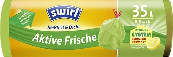 Swirl Sacs poubelle fraîcheur active 35l 9 pièces