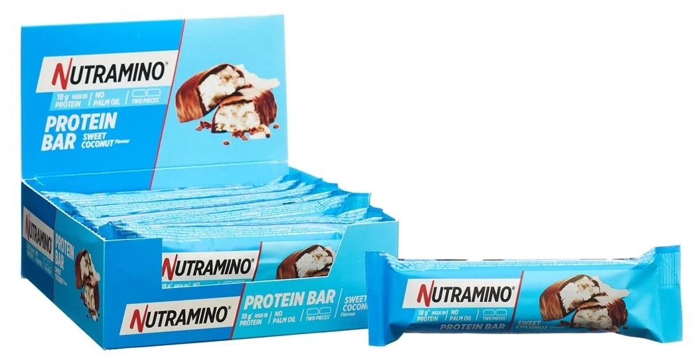 NUTRAMINO Barre protéinée Sweet Coconut 12 x 55 g