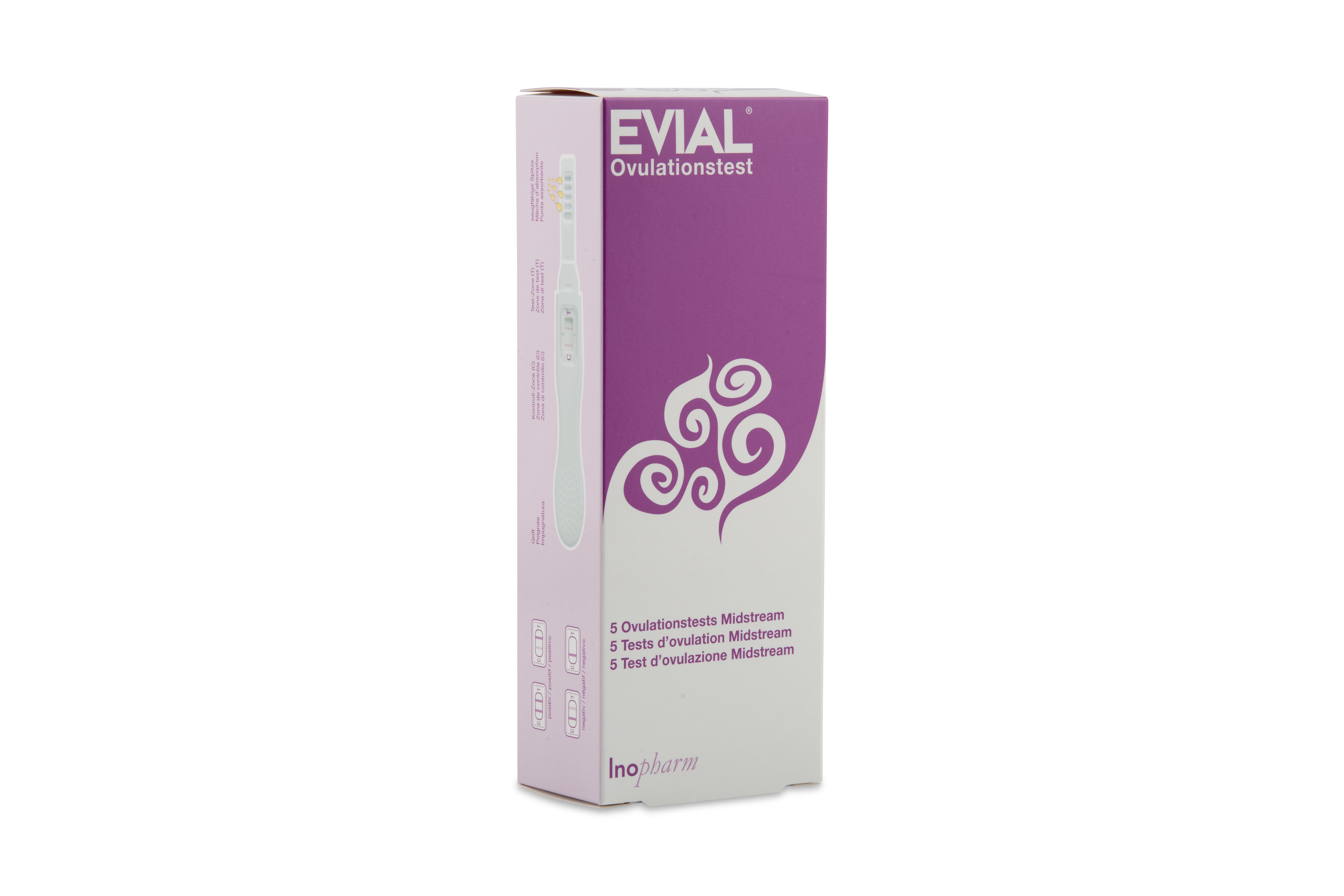 Test d'ovulation EVIAL Midstream 5 pièces Test d'ovulation EVIAL Midstream 5 pièces
