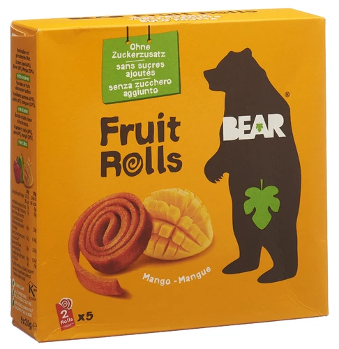 BEAR Fruit Rolls Mangue 5 sachets 20g