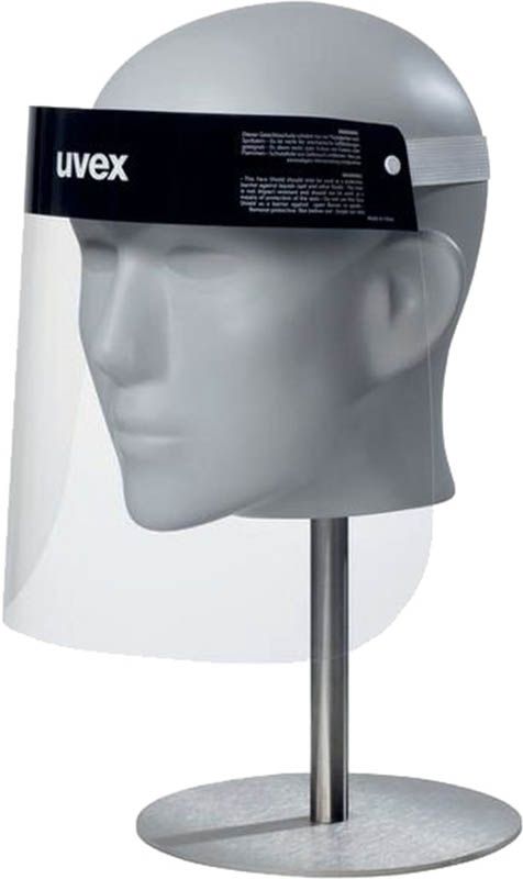 Protection faciale uvex à usage unique