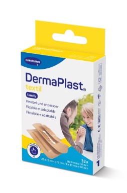 DermaPlast® Textile Family Strips assortis 32 pièces
