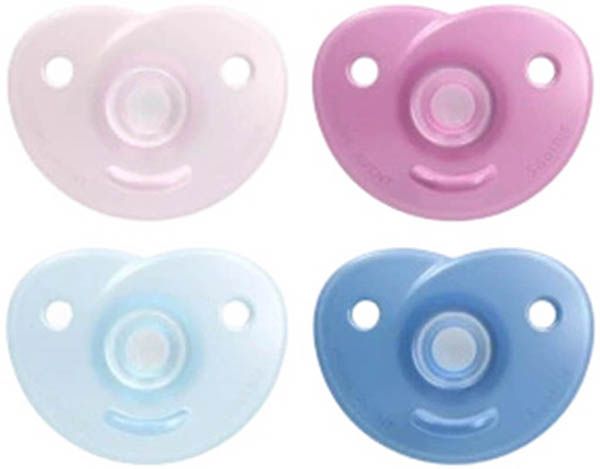 Philips AVENT Curved Soothie Mix 0-6m Stérile 2 pièces