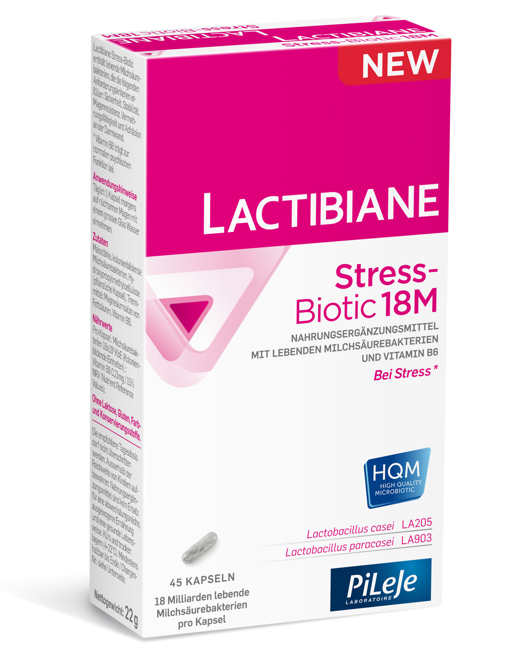 LACTIBIANE Stress-Biotic 18M gélules 45 pièces LACTIBIANE Stress-Biotic 18M gélules 45 pièces