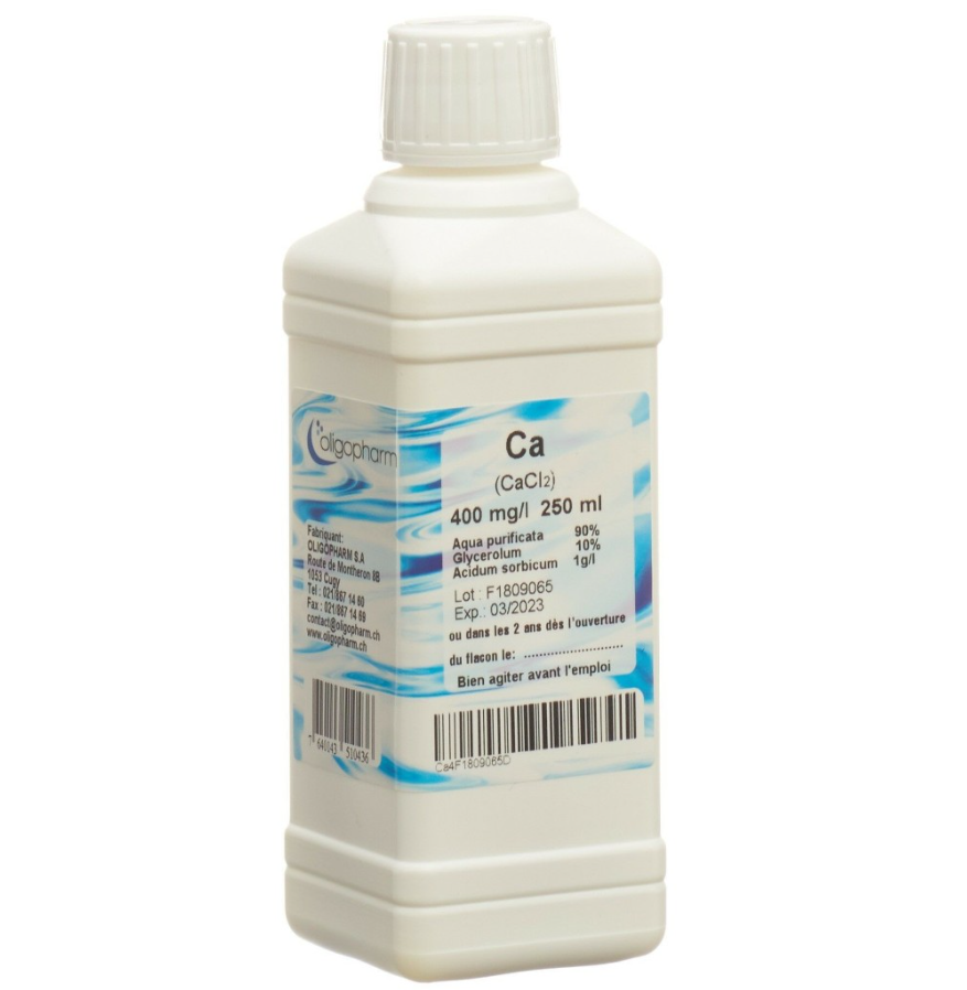 OLIGOPHARM Calcium Soluble 400 mg/l 250ml