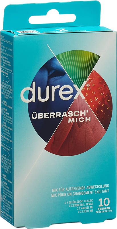 Préservatif Durex Surprends-moi 10 pièces Préservatif Durex Surprends-moi 10 pièces