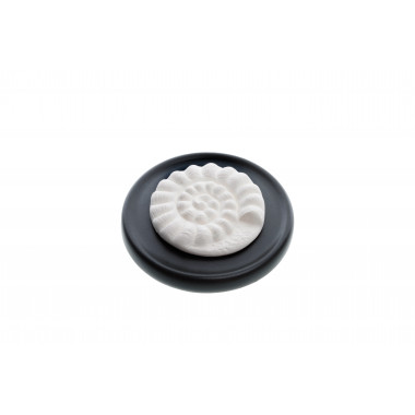 Pierre odorante Aromalife Set Spirale & Soucoupe noire Pierre odorante Aromalife Set Spirale & Soucoupe noire