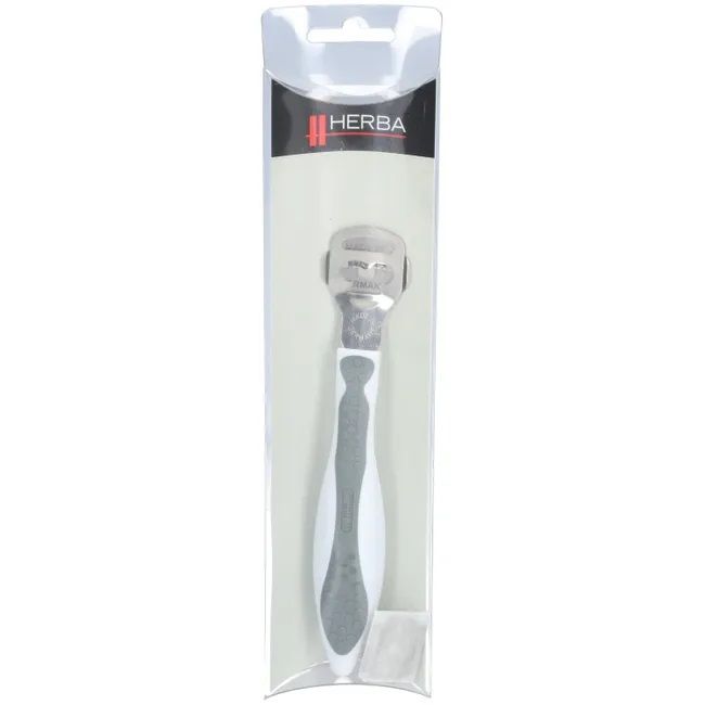 Rabot à callosités HERBA Softtouch gris