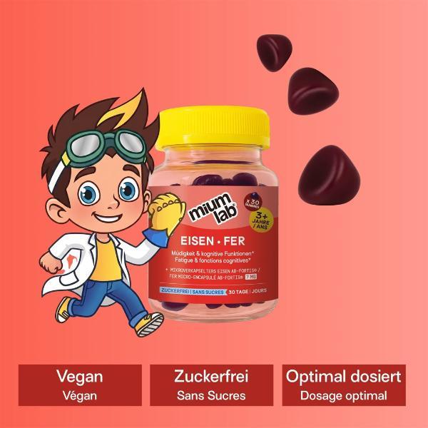 MiumLab Kids Gommes Fer 30 pièces