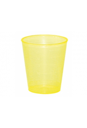 Gobelet à médicaments Gribi 30ml jaune 75 pièces Gobelet à médicaments Gribi 30ml jaune 75 pièces