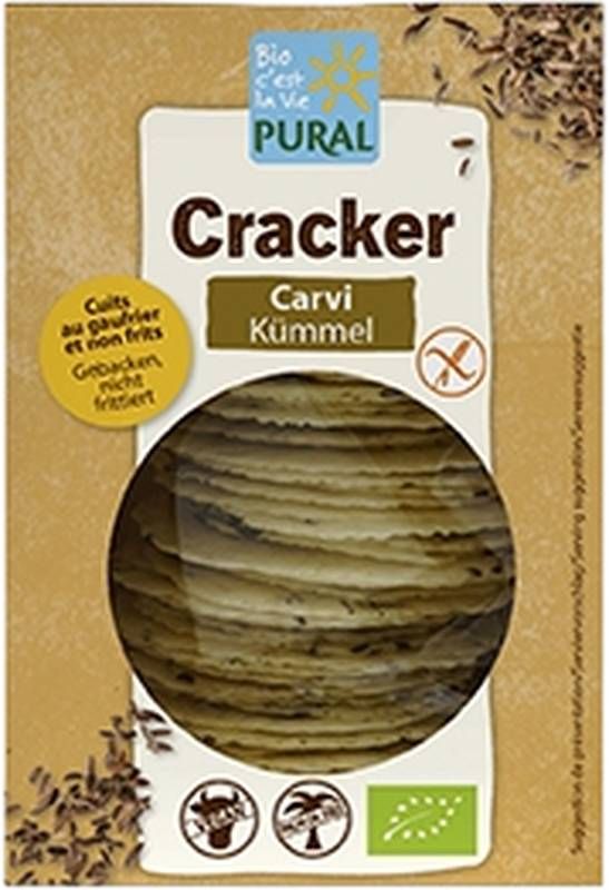 Pural Cräcker au cumin sans gluten 100g