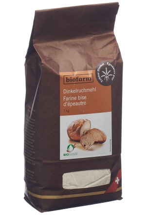 Farine d'épeautre bise Biofarm Btl 1 kg Farine d'épeautre bise Biofarm Btl 1 kg