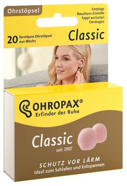 OHROPAX® Classic boules de cire 20 pièces OHROPAX® Classic boules de cire 20 pièces