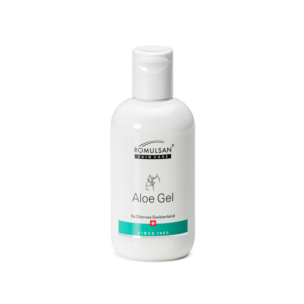 ROMULSAN soins de la peau : gel à l'aloès, flacon de 250 ml