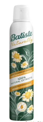 BATISTE Shampooing sec Natural Gr Tea&Chamo 200ml BATISTE Shampooing sec Natural Gr Tea&Chamo 200ml
