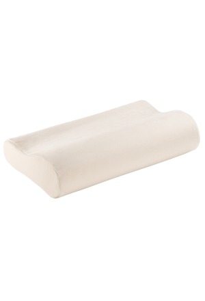 ELSA Coussin pour la nuque 50x11cm Housse velours écru