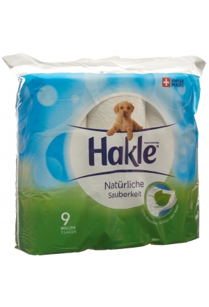 Papier hygiénique Hakle Propreté naturelle FSC 9 pièces