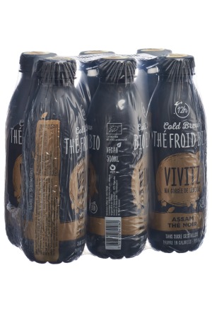 VIVITZ Thé glacé bio Cold Brew Bla Tea 6 x 0.5lt