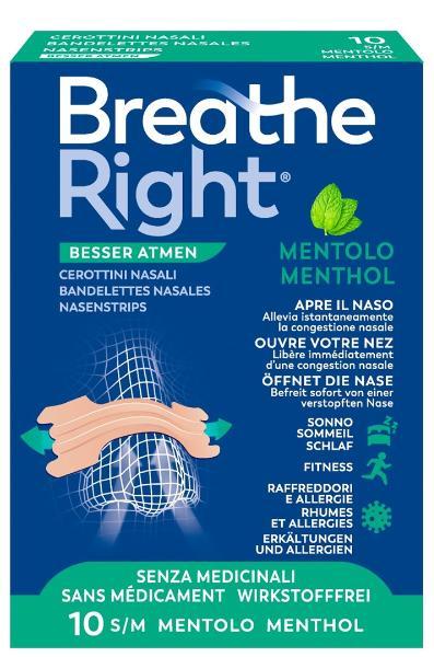 Breathe Right Pansement nasal EXTRA Stren TAN 8 pièces