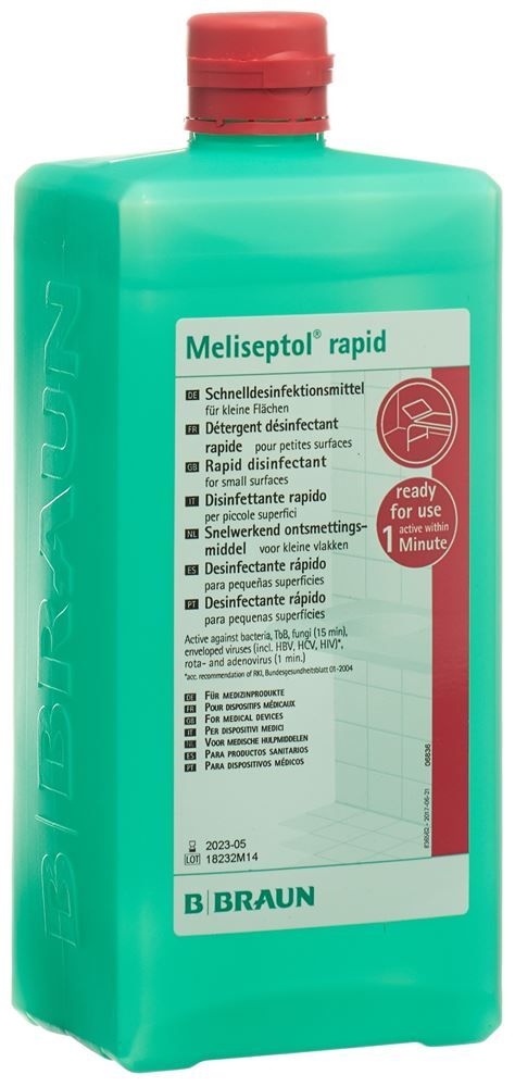 Meliseptol rapid Ovalfl 1000ml